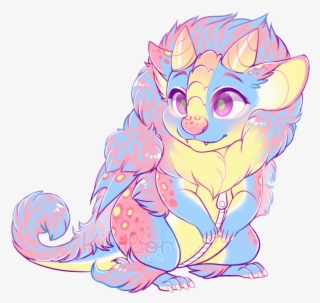 750 X 701 7 - Cute Pastel Dragon #8041668