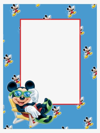 Marco Para Fotos De Mickey - First Day Of Summer Disney #8042049