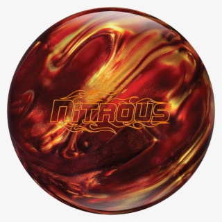 Columbia 300 Nitrous Red/gold Bowling Ball - Nitrous Bowling Ball #8042710
