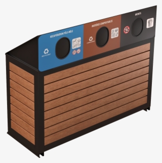 Charlevoix Waste Sorting Hub 3 Streams - Waste Container #8043017