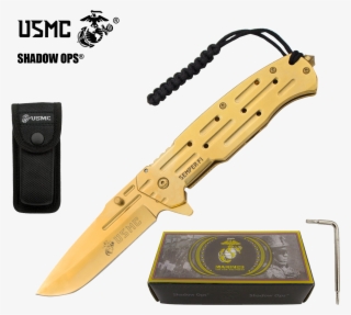 Details About 9" Usmc Marines Gold Ball Bearing Action - Us Marines #8043170