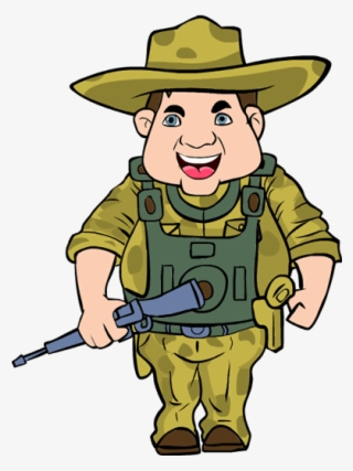 Veterans Day Soldier Clipart Big Image - Soldier Clipart Without Background #8043274