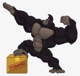 Cartoon Silverback Gorilla #8043970