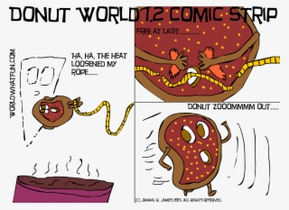 Donut World - Cartoon #8044864