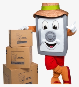 Safety Posing With Moving Boxes, Which Can Be Purchased - Cartoon #8044934