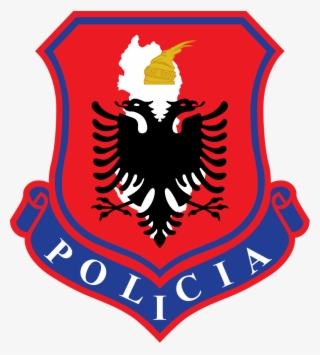 Albanian Police Logo Patch - Albanian Flag #8045128