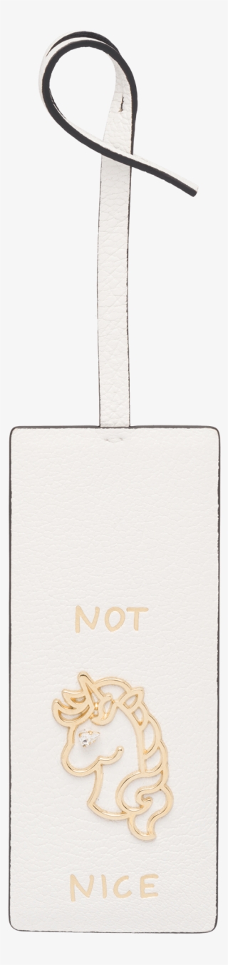 Madras Leather Name Tag - Cookie #8045860