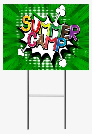 Summer Camp Yard Sign - Graphic Design #8047129