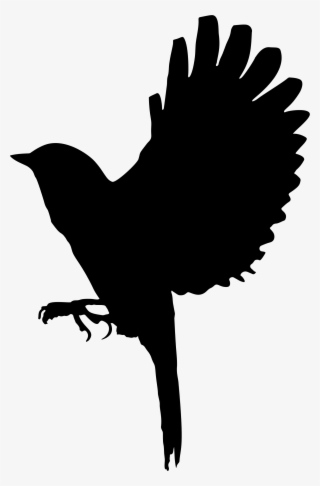 Flapping Bird Silhouette - Illustration #8049070