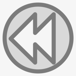 Computer Icons Download Arrow Button Symbol - Rewind Clipart #8050963