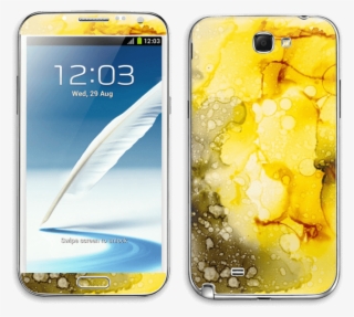 Yellow Color Splash - Samsung Galaxy Not 2 #8051180