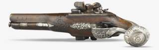 18th Century French Double Barrel Flintlock Pistol #8054775