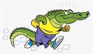 Platypus Clipart Gambar - Running Alligator Cartoon #8055228