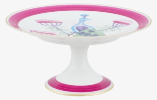 Peacock & Blossom Limoges Collection Cake Stand Medium - Cake Stand #8055262