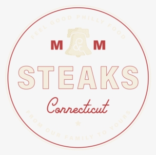M&m-steaks Logo Round Cream - Circle #8055997