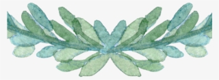 Drawn Leaves Leaf Border Png - Watercolor Leaf Border Png #8056376