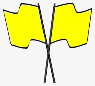 Quantity Of Six Yellow Race Flags With 5/8" - Capture The Flag Clipart #8056517