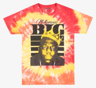 Notorious Big Tie Dye T-shirt Red Men Biggie Smalls - Active Shirt #8056550