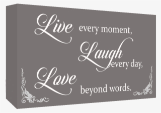 Details About Grey Live Laugh Love Quote Canvas Wall - Lipstiq #8056849
