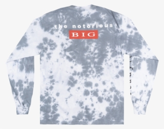 Biggie Smalls Notorious Big Long Sleeve Shirt Tie Dye - Long-sleeved T-shirt #8056959