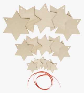 Wooden Ornaments "christmas Stars In 3 Sizes\ - Flag Of Burundi #8057067