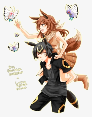Drawn Templates Cute Anime Couple - Piggy Back Ride Anime #8057717