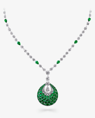 A Graff Bombe Classic Necklace Featuring A Tear Drop - Gold Mani Mangalsutra Design #8058145