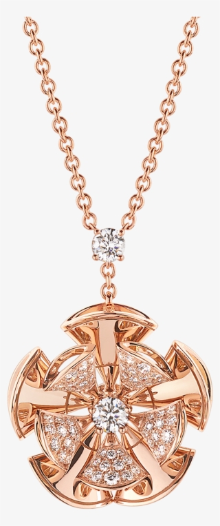 Divas' Dream Necklace Necklace Rose Gold Pink - Necklace #8058781