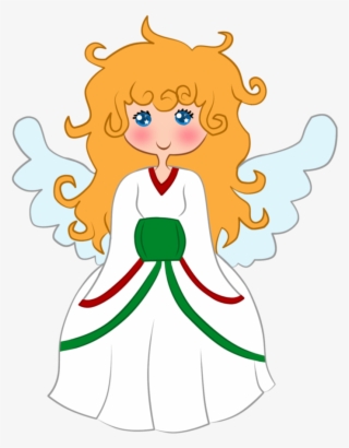 Christmas Angel Art - Cartoon #8058957