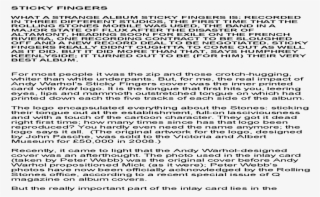 Ther Fingerssticky Fingers What A Strange Album Rolling - Document #8059036