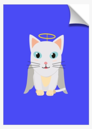 Cat Christmas Angel - Domestic Short-haired Cat #8059116
