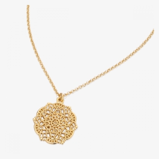 Necklace With Estella Rosette - Atasay Kar Tanesi Kolye #8059154