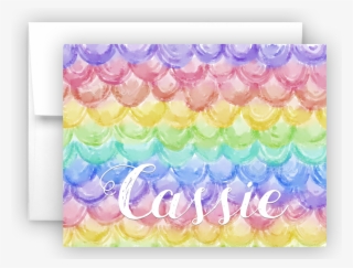 Rainbow Mermaid Scales Thank You Cards Note Card Stationery - Art Paper #8059770 Rainbow Mermaid Scales Thank You Cards Note Card Stationery - Art Paper #8059770