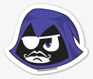 Raven Teen Titans Go Pegatina - Crescent #8059805