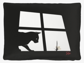 Dragonfly Cat Bed - Silhouette #8061269