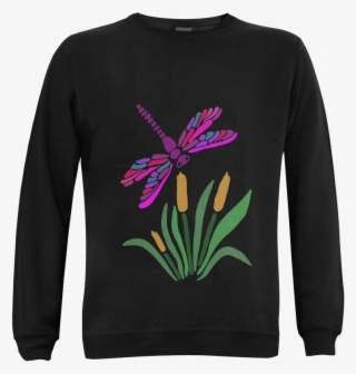 Colorful Dragonfly Abstract Art Gildan Crewneck Sweatshirt - Crew Neck #8061420