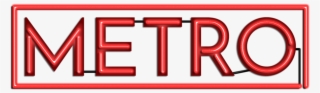 Metro Logo Red2 - Colorfulness #8061675