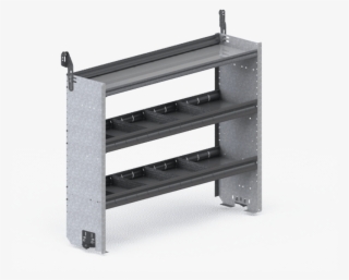 Picture Of Square Back Shelving Unit With 3 Shelves - Shelf #8062619