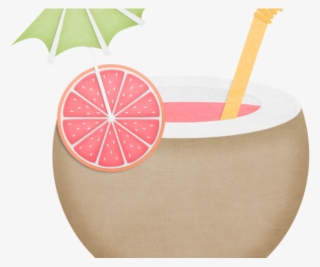 Hawaii Clipart Coconut Drink - Coco Pool Party Png #8063028