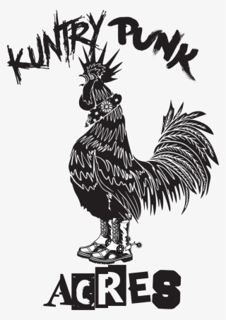 Cropped Kuntry Punk Acres Large 1 - Rooster #8063553