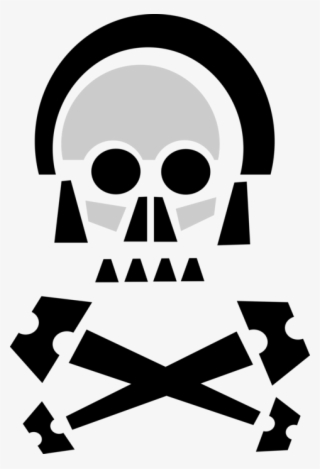 Vector Illustration Of Skull And Crossbones Identify - Graphic Design #8063745