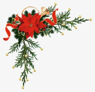 Christmas Corners - Transparent Christmas Corner Borders #8064420