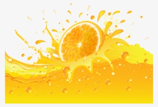 720 X 489 21 - Orange Juice Splash Vector Png #8064606
