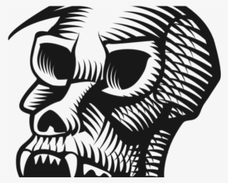 Skeleton Head Clipart Zombie Skull - Clip Art #8064687