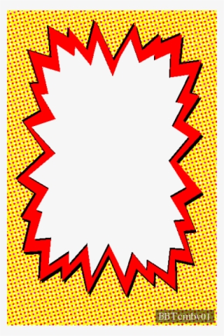 Free Png Download Comic Book Border Photoshop Png Images - Comic Book