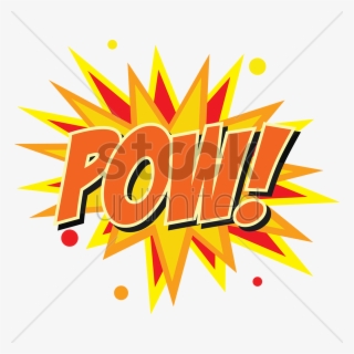 Comic Bubble Pow V矢量图形 - Graphic Design #8065195