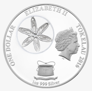 Snowflake 1oz Silver Filigree Coin Tokelau 2016 Ob - Drawing #8066047