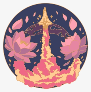 Lotus Moon, - Transparent Moon Pixel Art #8066141