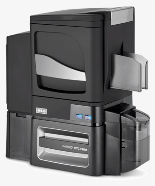 Dtc1500 Dual Sided Id Card Printer With Single Side - Electronics #8066363