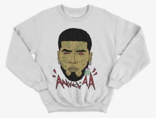 Anuel Aa Hoodie White - Real Hasta La Muerte Camisetas #8066521